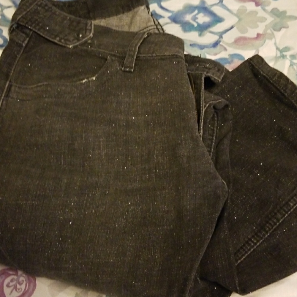 Rare!! Black sparkle Levi's